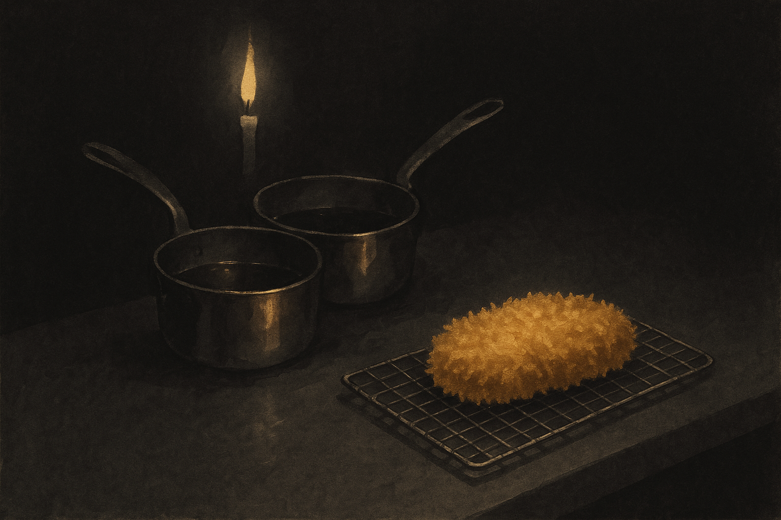 Tonkatsu Sugita — ink-wash illustration