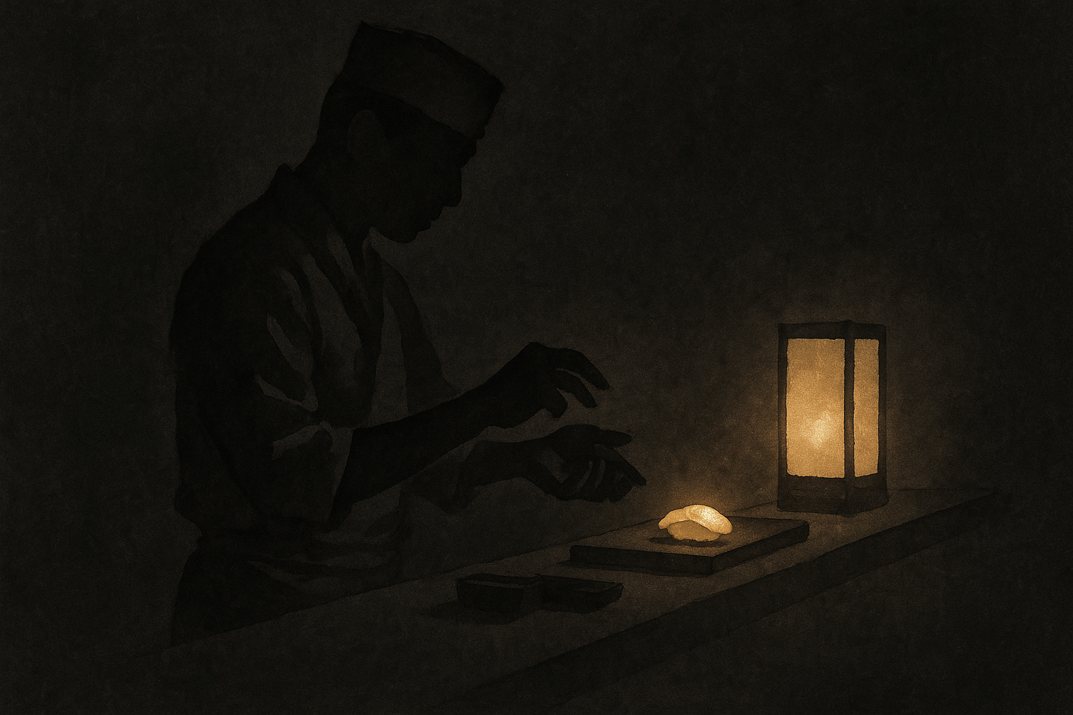 Sushi Murayama — ink-wash illustration